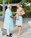 नरेंद्र मोदी से मिलीं महारानी मैक्सिमा