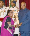 तीजन बाई पद्म विभूषण से सम्मानित