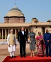 नीदरलैंड्स के राजा-रानी की भव्य अगवानी