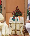 शेख हसीना से मिले नरेंद्र मोदी