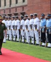 गार्ड ऑफ ऑनर का निरीक्षण