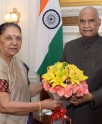 आनंदीबेन पटेल राष्ट्रपति से मिलीं