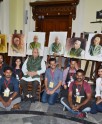 राज्यपाल ने देखी चित्र कलाकारी