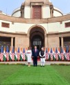 हैदराबाद हाउस में ट्रंप दम्पत्ति संग मोदी