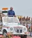 सलामी गारद का निरीक्षण
