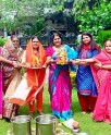 भोपाल में घरों में हुआ गणेश मूर्ति विसर्जन