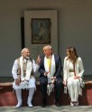 साबरमती आश्रम में मोदी और ट्रंप