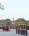 विजय चौक पर ध्वजारोहण
