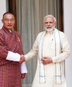 भूटान के प्रधानमंत्री और नरेंद्र मोदी