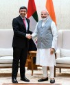 यूएई के विदेश मंत्री नरेंद्र मोदी से मिले