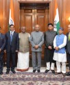 अंतरिम बजट पर राष्ट्रपति से भेंट