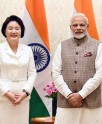 किम जंग-सूक से मोदी की भेंट