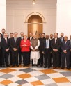 बिजनेस लीडर्स संग एंजेला और मोदी
