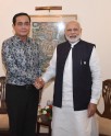 थाईलैंड के प्रधानमंत्री से मोदी की भेंट
