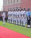 सलामी गारद का निरीक्षण