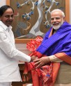 तेलंगाना के मुख्यमंत्री मोदी से मिले