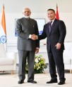 मोदी की मंगोलिया के राष्ट्रपति से भेंट