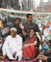 प्रियंका वाड्रा का कानपुर में रोड शो