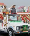 गृहमंत्री ने किया परेड का निरीक्षण
