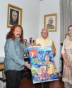 चित्रकार मोहम्मद शकील राज्यपाल से मिले