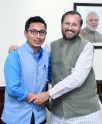 लद्दाख के सांसद जावड़ेकर से मिले