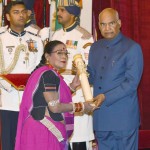 तीजन बाई पद्म विभूषण से सम्मानित