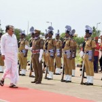 गार्ड ऑफ ऑनर का निरीक्षण