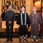 त्सुकजी होंगवानजी बौद्ध मंदिर में राष्ट्रपति