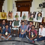 राज्यपाल ने देखी चित्र कलाकारी
