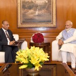 नरसिम्हन की नरेंद्र मोदी से मुलाकात