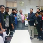 फुटबाल टूर्नामेंट में एलयू ने जीती ट्रॉफी