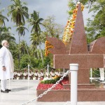 सुनामी स्मारक पर श्रद्धांजलि