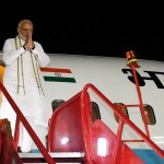 मोदी का पोर्ट ब्लेयर में आगमन