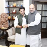 ज्योतिरादित्य सिंधिया की शाह से भेंट