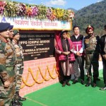 रक्षामंत्री ने किया पुल का उद्घाटन