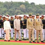 राष्ट्रपति को गार्ड ऑफ ऑनर