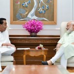 मध्यप्रदेश के मुख्यमंत्री मोदी से मिले