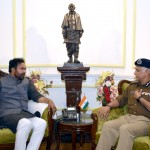 गृह राज्यमंत्री से मिले पुलिस आयुक्त