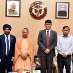 योगी से मिले इलाहाबाद बैंक के सीईओ