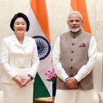 किम जंग-सूक से मोदी की भेंट