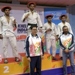 जूडो विजेताओं संग रिजिजू व शेट्टी