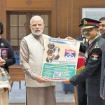 सैनिक बोर्ड के अधिकारी प्रधानमंत्री से मिले