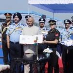राष्ट्रपति ने दिए स्टेंडर्ड्स और कलर्स