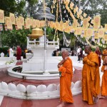 बौद्ध प्रतिनिधियों का वेणुवन विहार भ्रमण