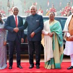 मालदीव राष्ट्रपति का हुआ भव्य स्वागत