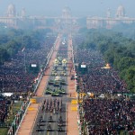 गणतंत्र दिवस समारोह का मनोरम दृश्य