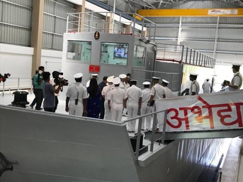 modern training started in ins shivaji