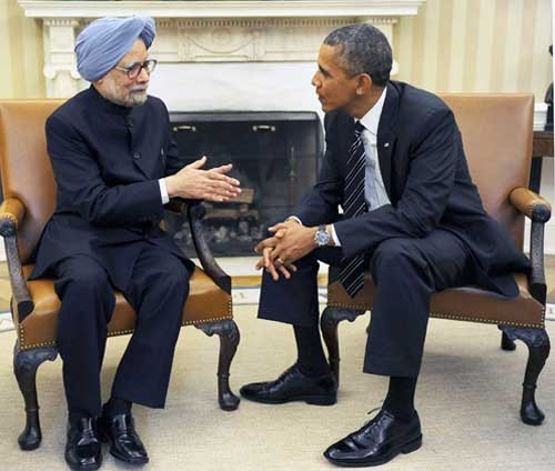 manmohan singh and barack obama