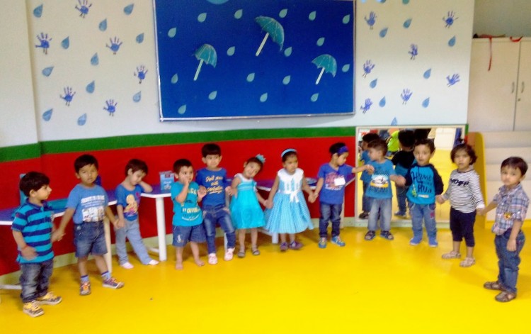 blue day in pre-school sprouts