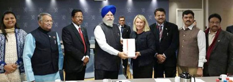 visit of indian parliamentary delegation on three-day visit